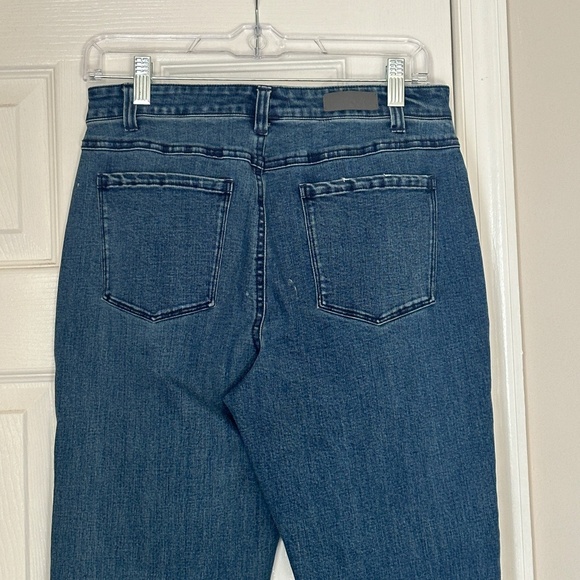 Ecru The Abbot Slouchy Jeans Dark Indigo Size 28 Straight Leg - Picture 6 of 10